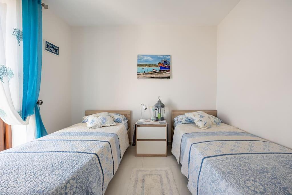 Ferienwohnung Seagull Penthouse Marsaxlokk Exterior foto