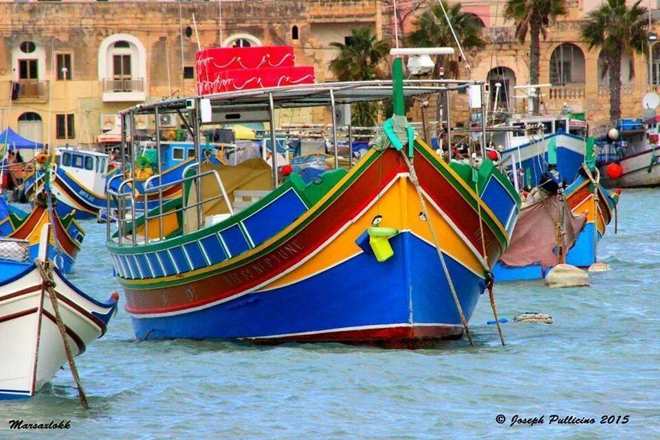 Ferienwohnung Seagull Penthouse Marsaxlokk Exterior foto