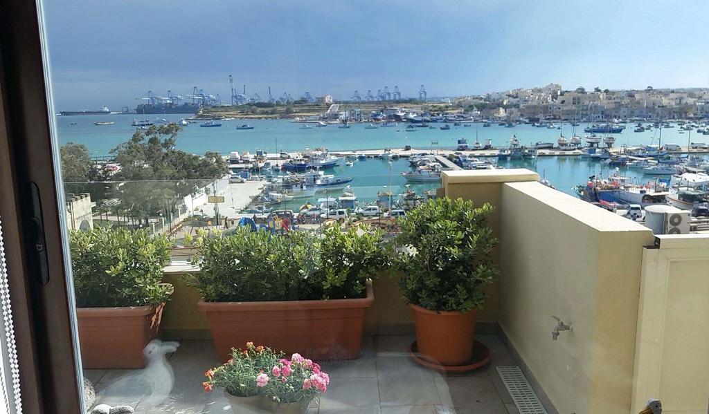 Ferienwohnung Seagull Penthouse Marsaxlokk Exterior foto