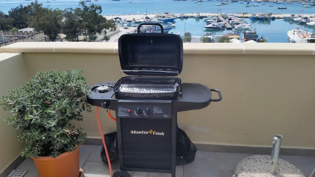 Ferienwohnung Seagull Penthouse Marsaxlokk Exterior foto